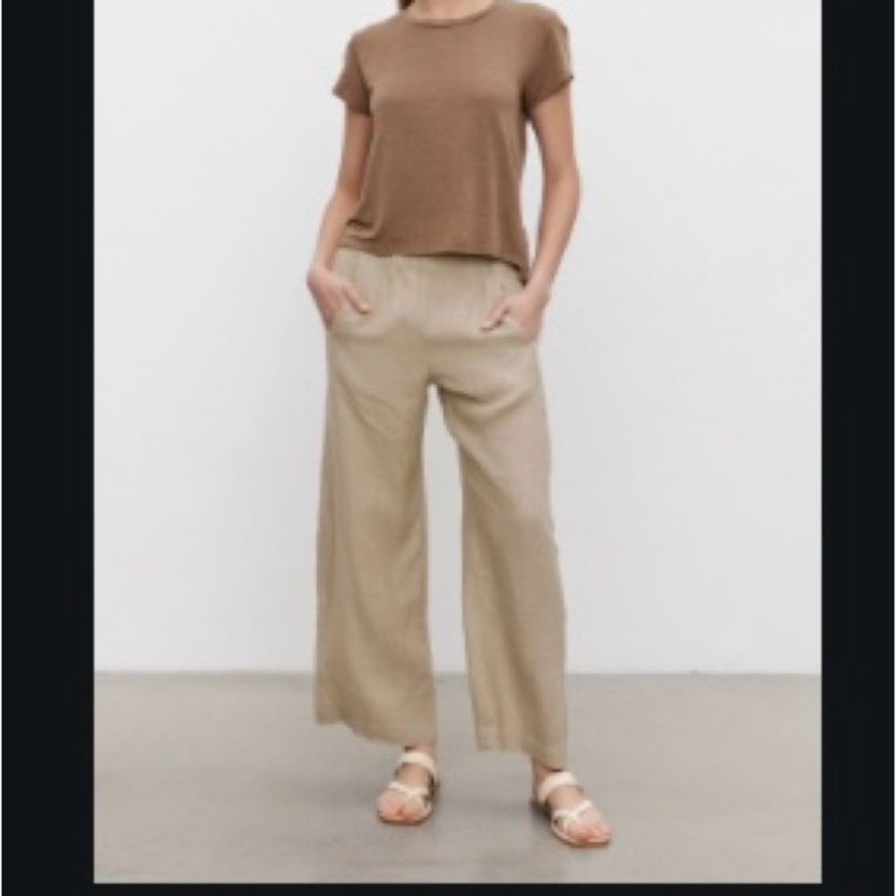 Lola Linen Pants - Velvet by Graham and Spencer